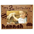 Baby Girl's 1st Birthday Wood Picture Frame 914121